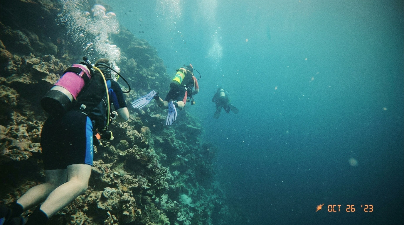 Temple Diving team Nusa Penida